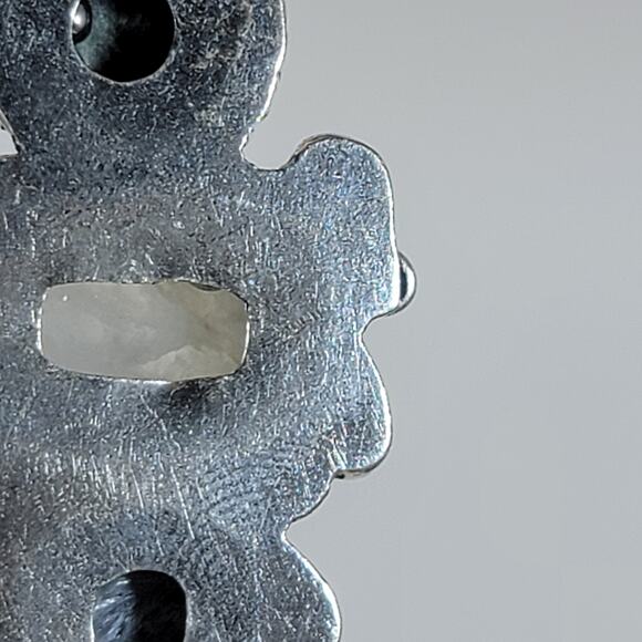 Seraphinite & Moonstone Handmade Pendant – Sterling Silver Natural Stone Gift - Picture 7 of 10